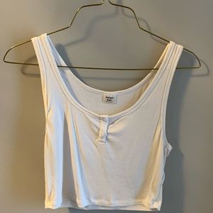 White tank top.